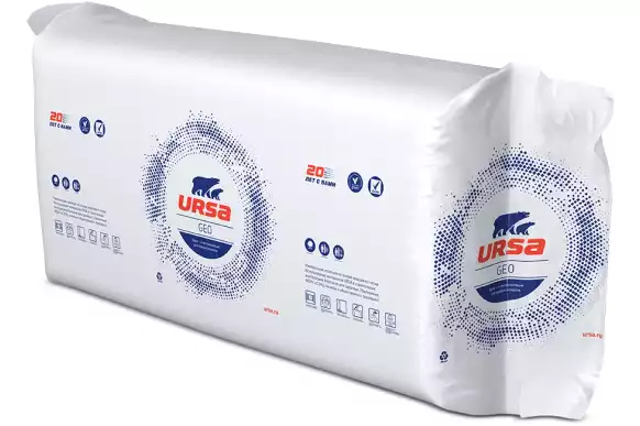 Минеральная вата URSA П-30 (1250х600х100 мм) 10 шт фото